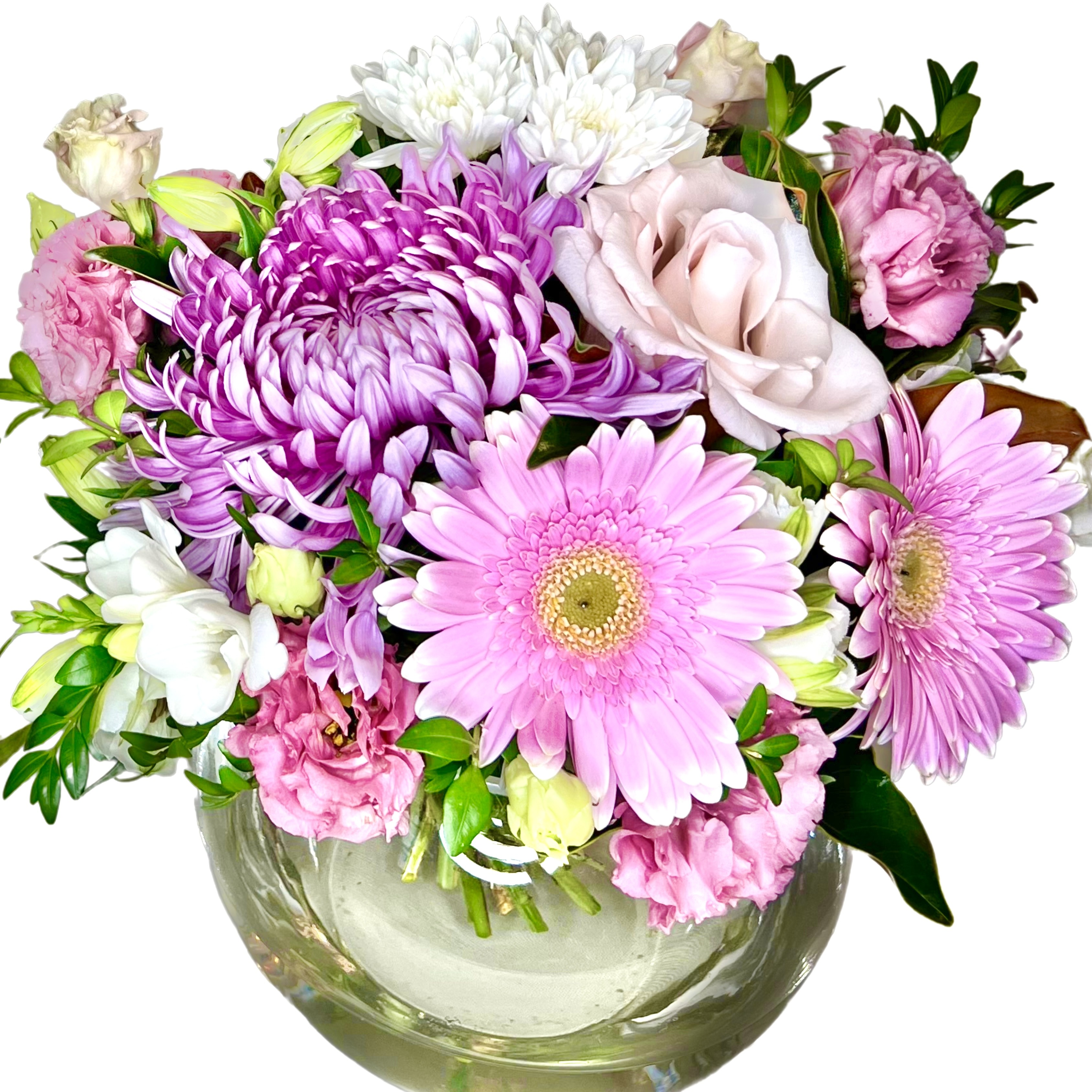 Fishbowl Vase of Flowers - Florist Choice